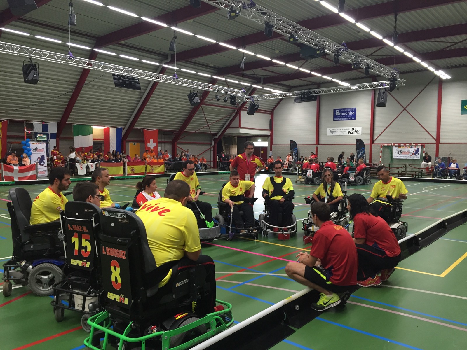 Espa&ntilde;a se enfrentar&aacute; ma&ntilde;ana a Finlandia en el &uacute;ltimo encuentro de su primer europeo de Powerchair Hockey