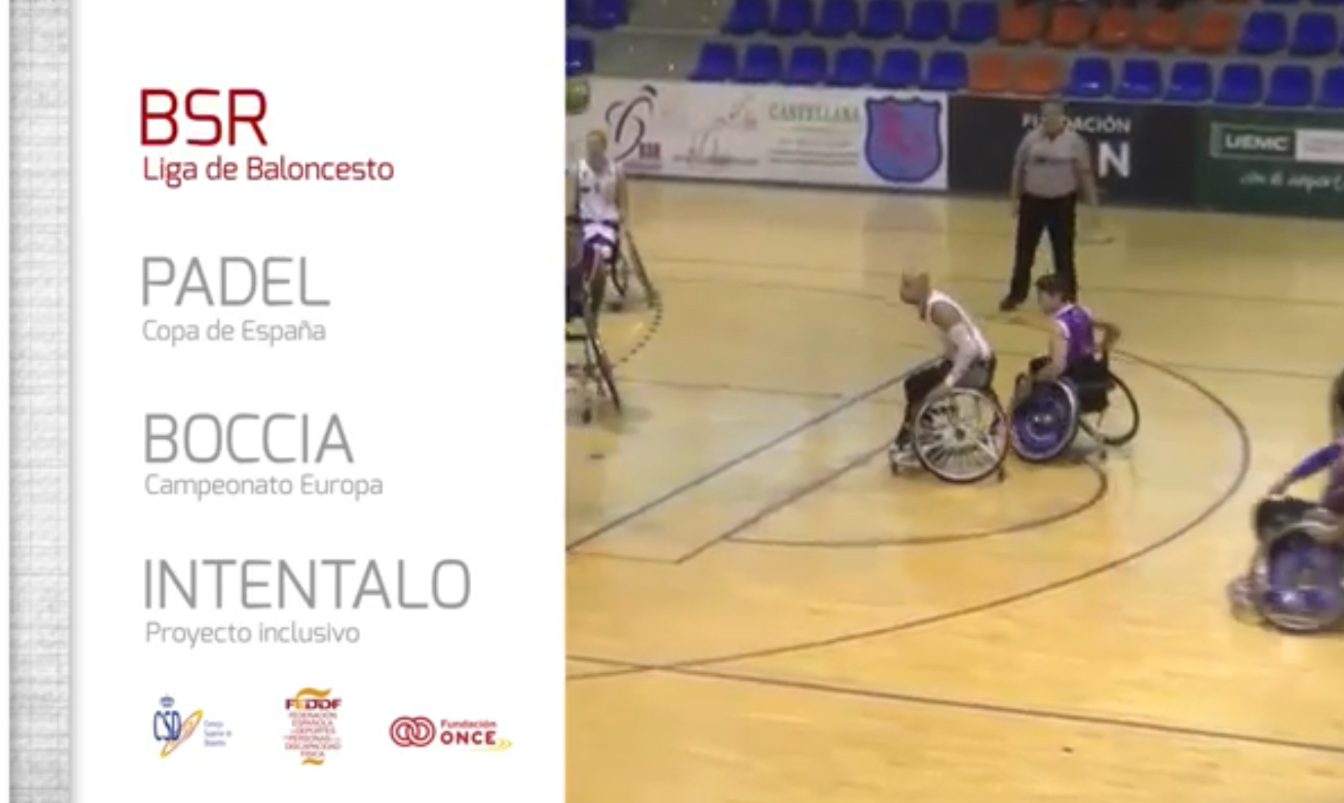 Disponible el magazine 96 TuPuedesTV, con el BSR, P&aacute;del SR, Boccia y proyecto INT&Eacute;NTALO como protagonistas