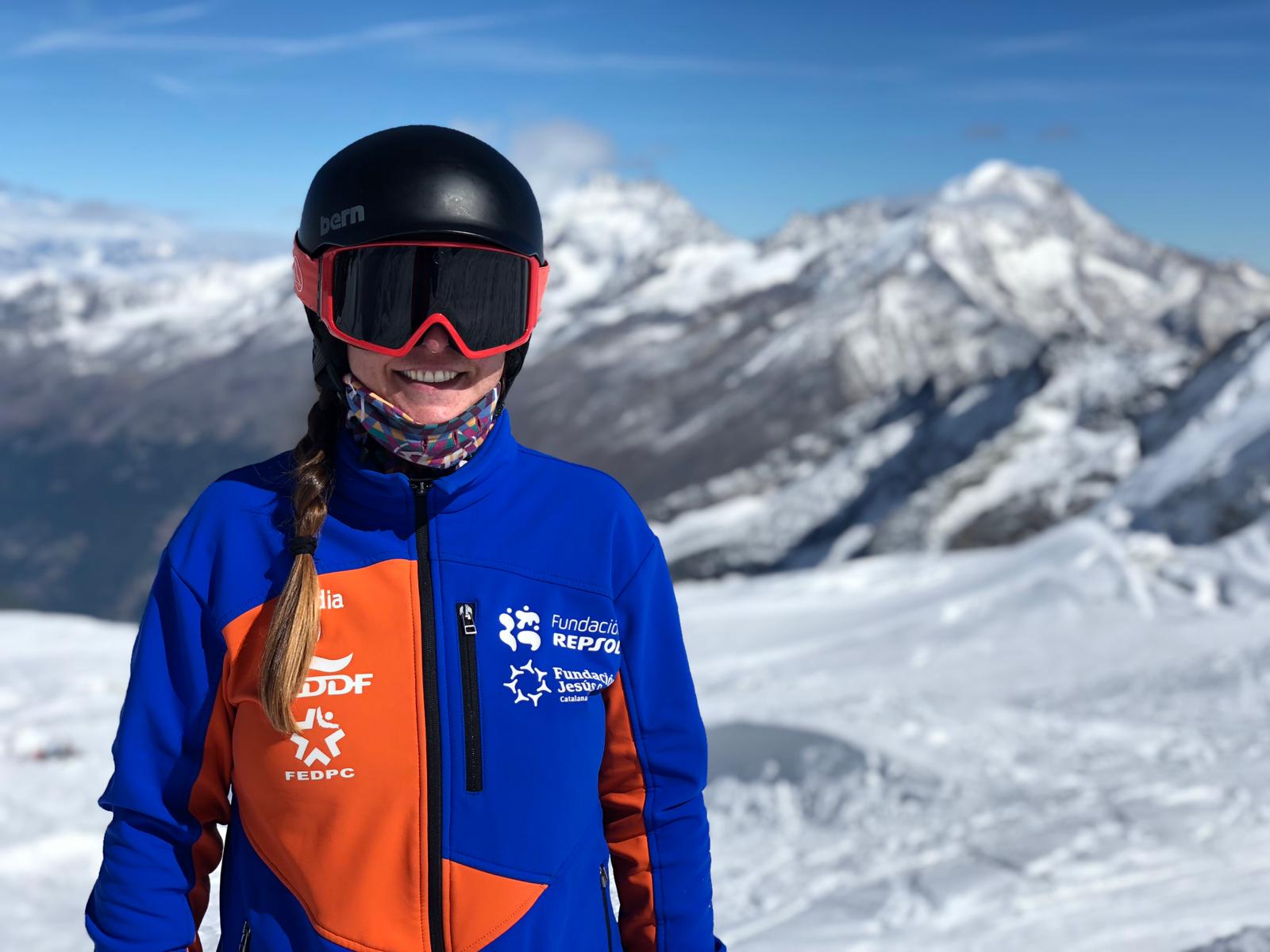 Victoria de Astrid Fina en la Copa del Mundo de Snowboard de Canad&aacute;