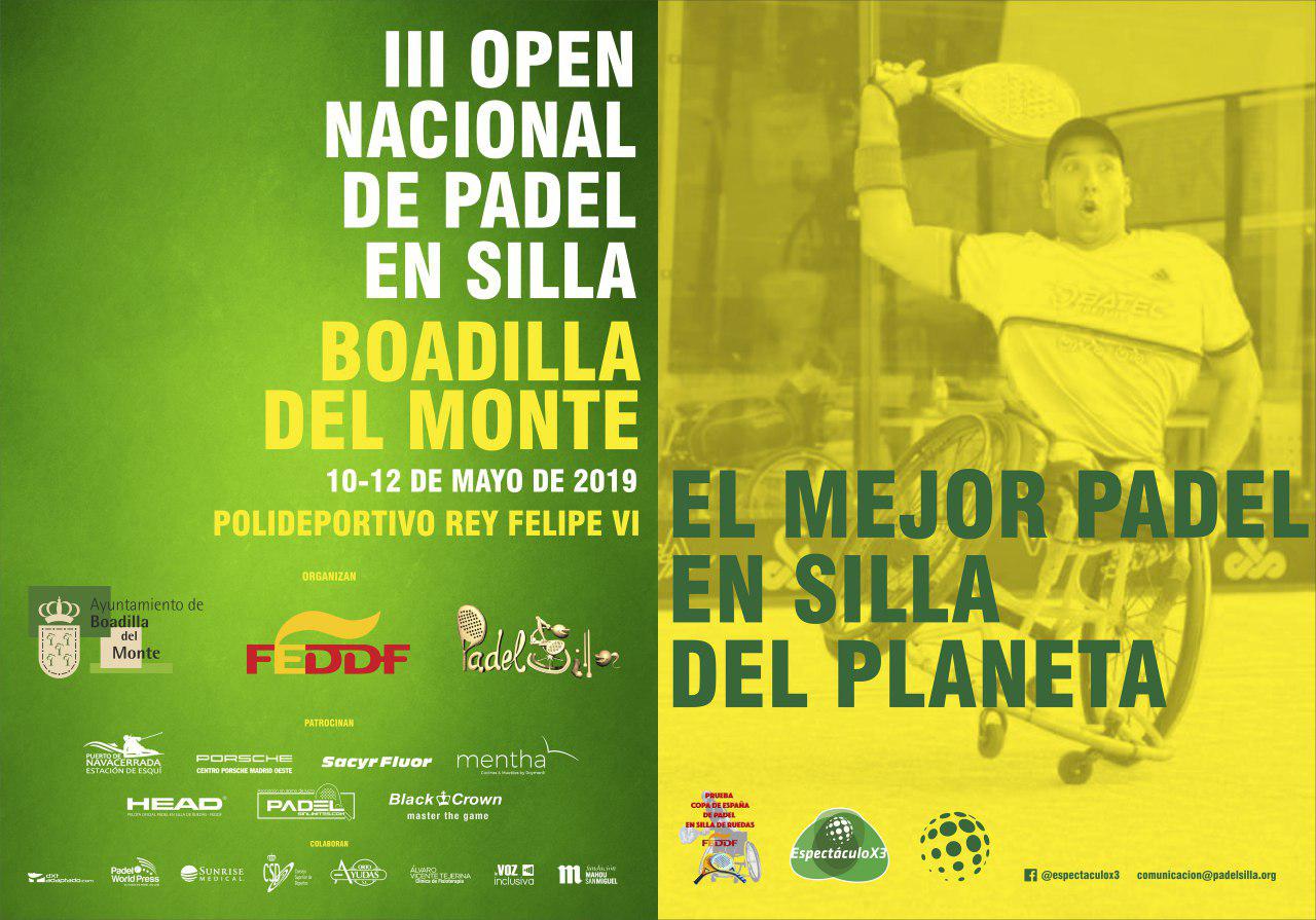 Convocatoria 12&ordf; Prueba de Copa de Espa&ntilde;a de p&aacute;del en silla de ruedas