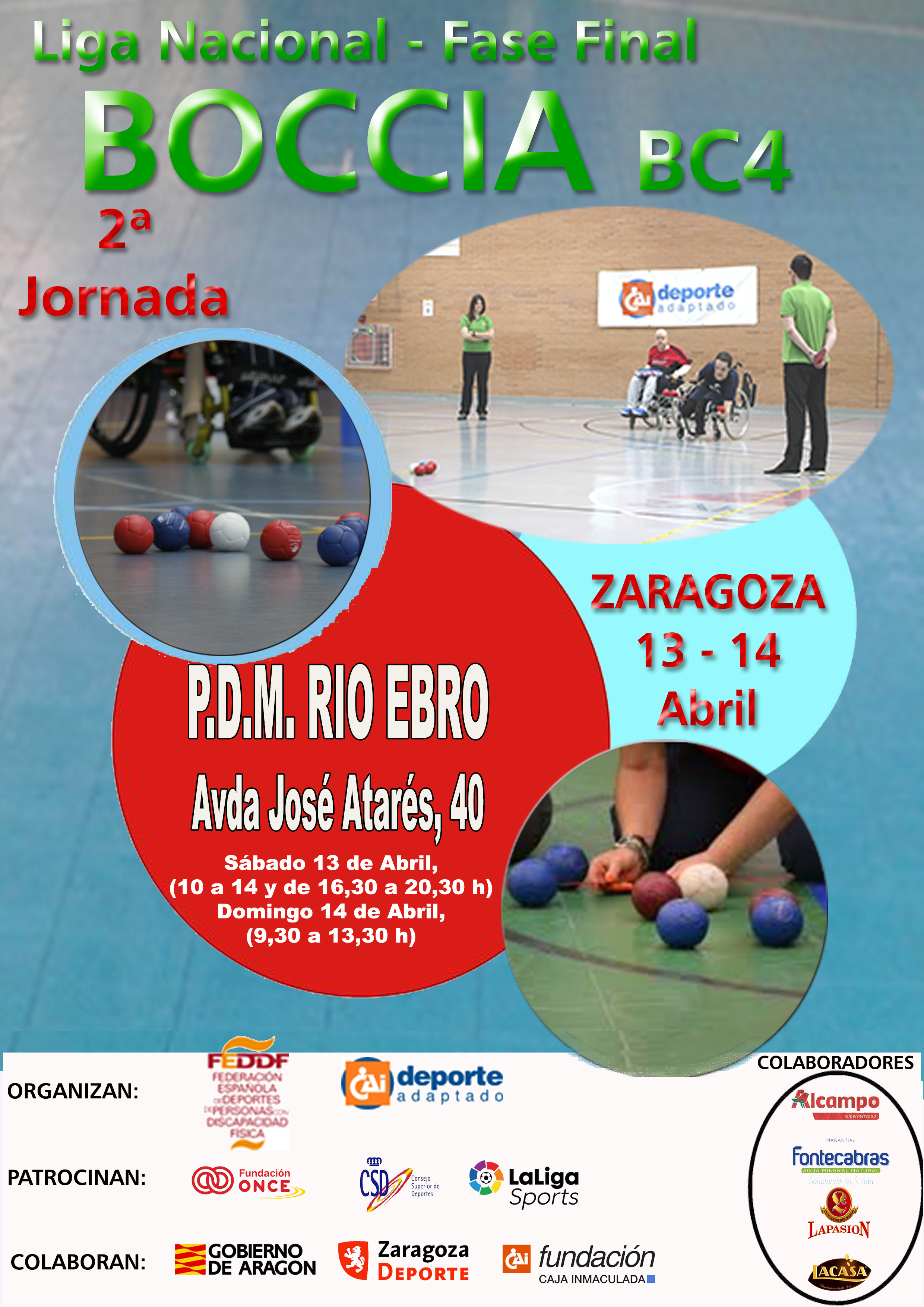 Todo se decide en la segunda jornada de la Liga Nacional de Boccia BC4
