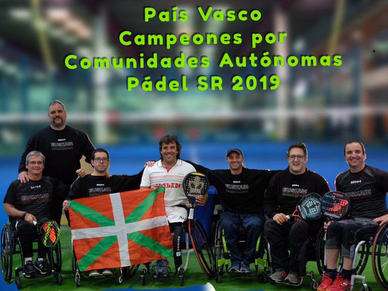 Pa&iacute;s Vasco se lleva el Campeonato de Espa&ntilde;a por SSAA de p&aacute;del en silla de ruedas