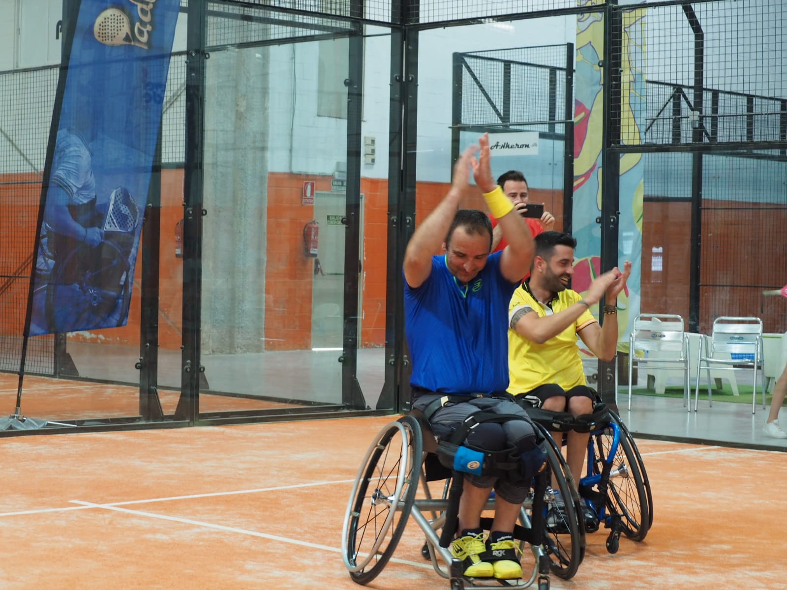 El IV Campeonato de Espa&ntilde;a de p&aacute;del en silla de ruedas consolida a Edorta de Anta y Topher Trivi&ntilde;o como la pareja m&aacute;s regular del a&ntilde;o.
