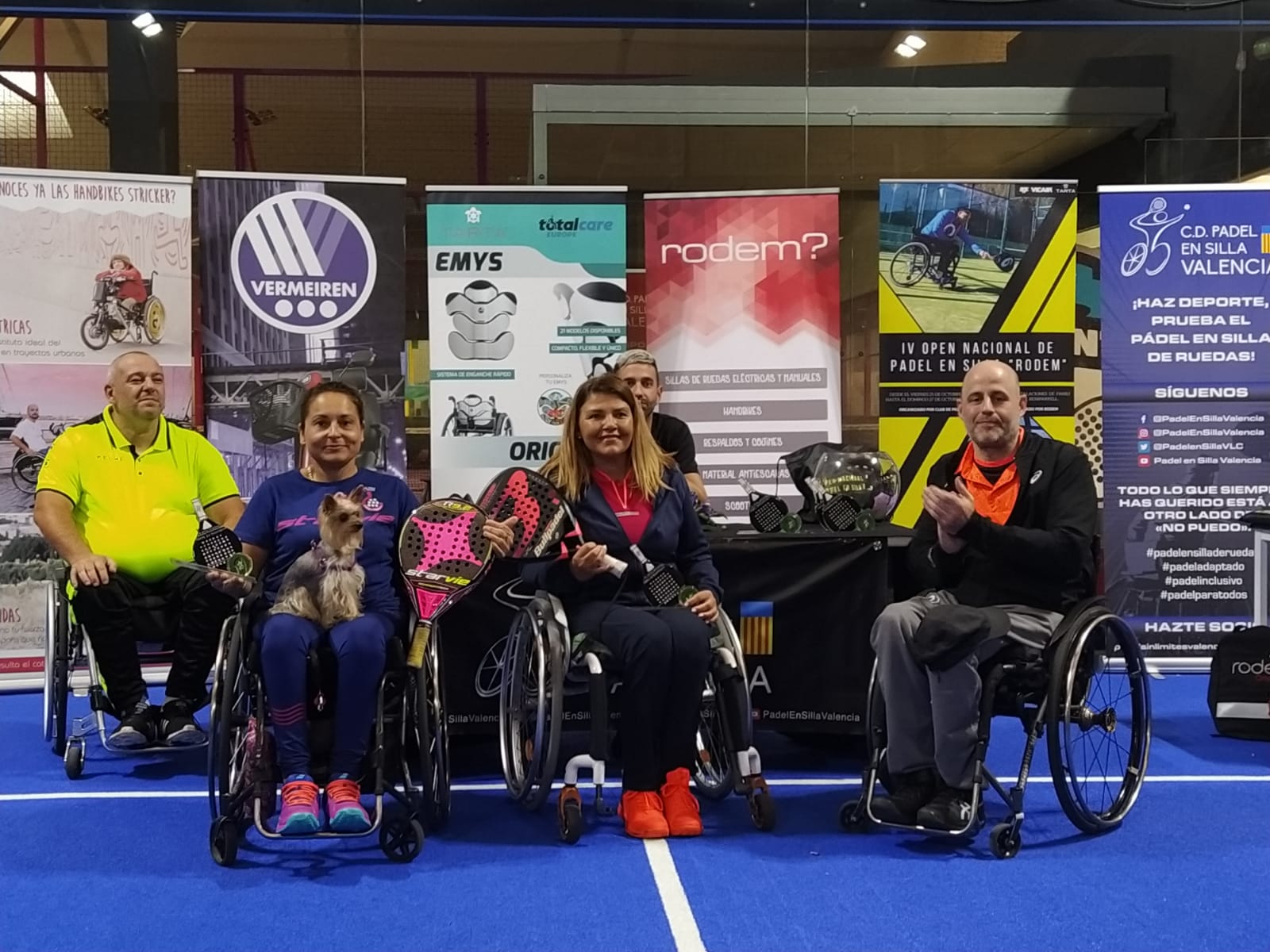 Edortha de Anta y Christopher Trivi&ntilde;o se proclaman campeones de la 4&ordf; Prueba de Copa de Espa&ntilde;a IV Open Nacional  "Rodem"  de P&aacute;del en Silla 