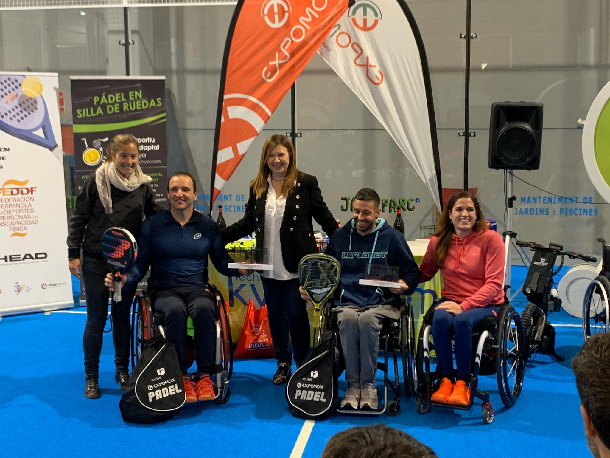 Edorta de Anta y Christopher Trivi&ntilde;o campeones de la 5&ordf; Prueba Copa de Espa&ntilde;a II Open Nacional ciudad de Gava de p&aacute;del en silla.