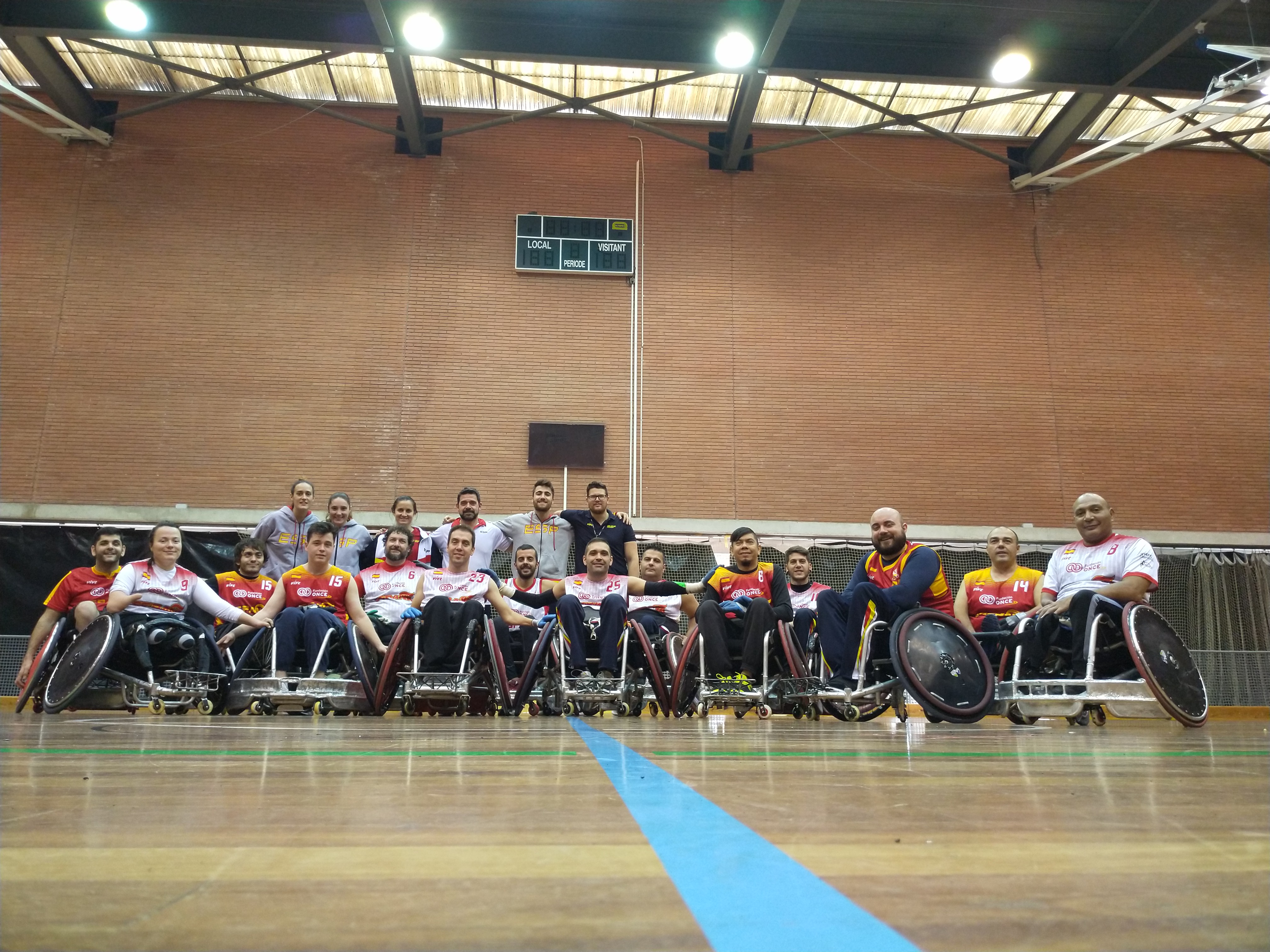 Concentracion de la Selecci&oacute;n de Rugby en Silla de Ruedas
