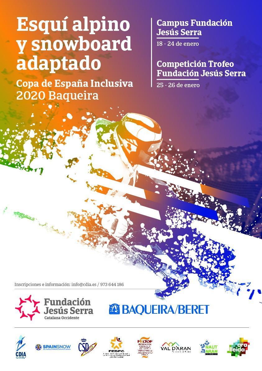 Convocatoria del CAMPUS FUNDACI&Oacute;N JES&Uacute;S SERRA -ESQUI ALPINO Y SNOWBOARD