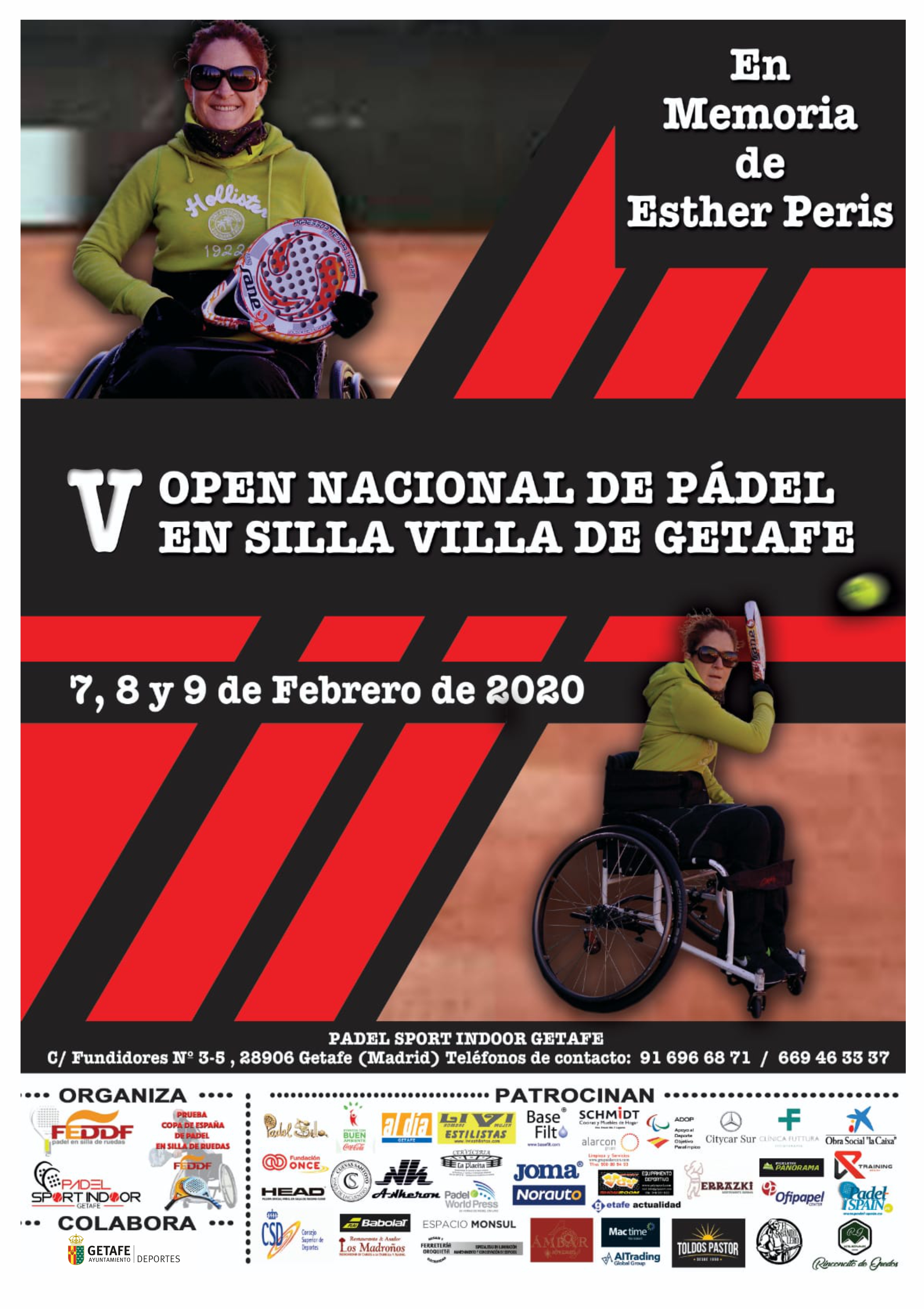 Edorta de Anta y  Christopher Trivi&ntilde;o se llevan la 8&ordf; Prueba V Open Nacional de P&aacute;del en Silla Villa de Getafe 2020
