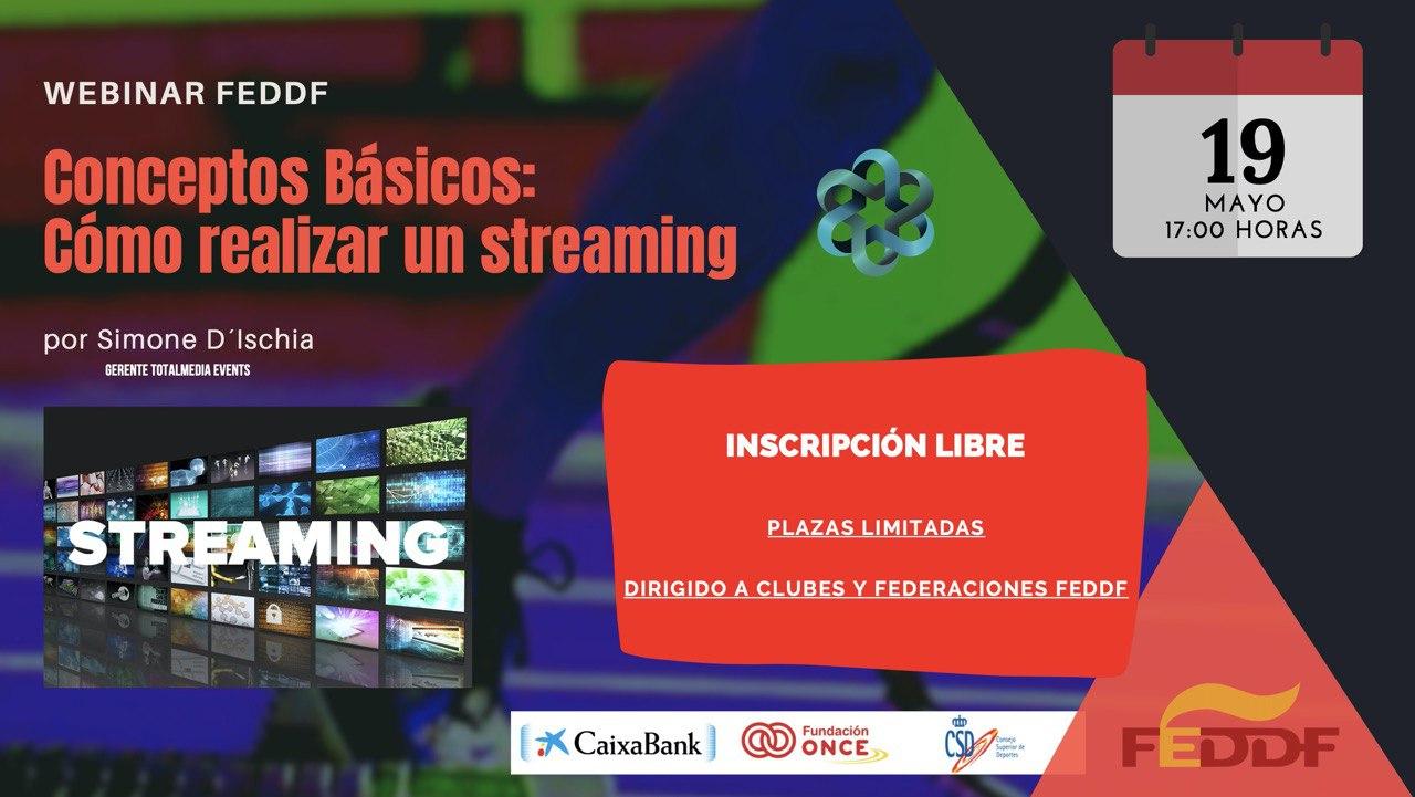 Presentamos la formaci&oacute;n &ldquo;Conceptos b&aacute;sicos: C&oacute;mo realizar un streaming&rdquo;  (19/05/20 &ndash; 17:00 horas)