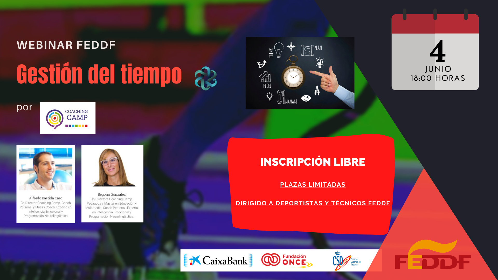 Presentamos la formaci&oacute;n &ldquo;Gesti&oacute;n del Tiempo&rdquo;, el jueves 4 de junio a las 18 horas