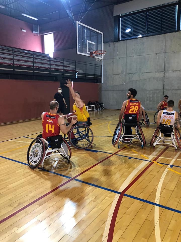 La selecci&oacute;n masculina de basket en silla inicia su rodaje a los Juegos Paral&iacute;mpicos de Tokio.  