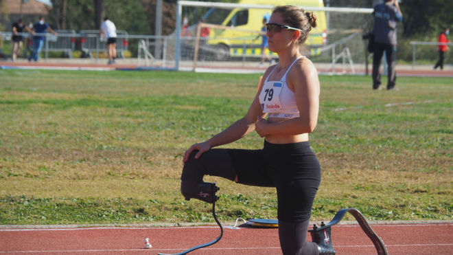 Sara Andr&eacute;s bate el r&eacute;cord de Espa&ntilde;a de salto de longitud