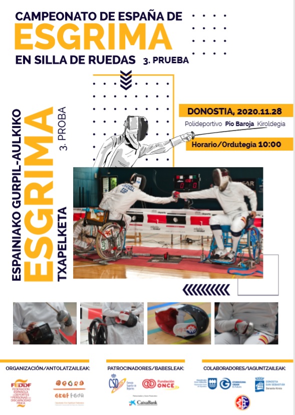 Diez esgrimistas en la &uacute;ltima prueba del Campeonato de Espa&ntilde;a en silla de ruedas