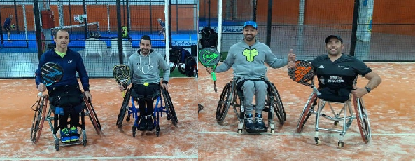 Edorta de Anta y Topher Trivi&ntilde;o, campeones de Espa&ntilde;a de p&aacute;del en silla de ruedas