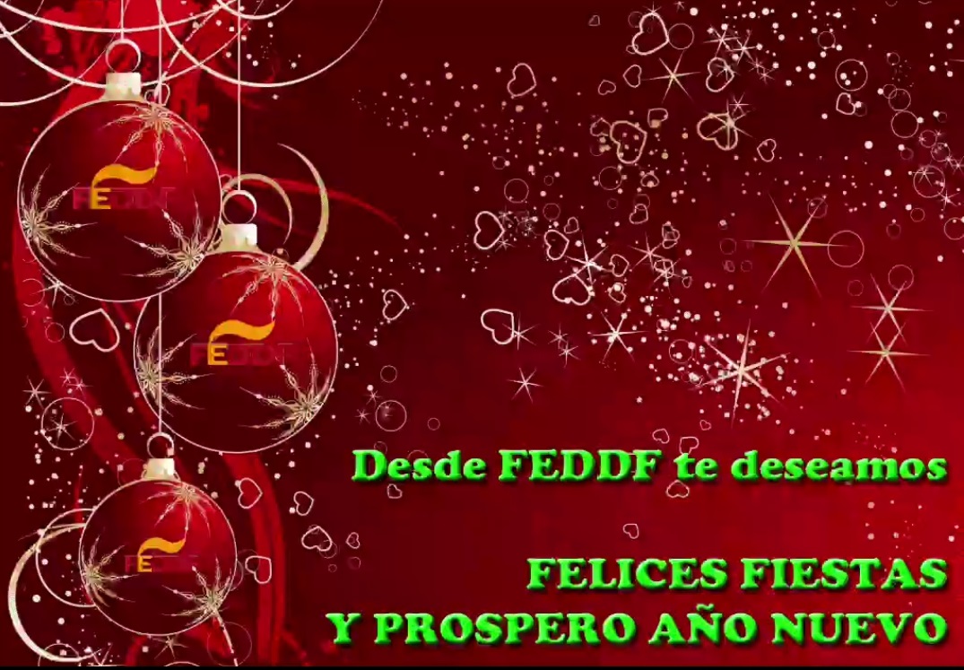 Desde FEDDF te deseamos Felices Fiestas y pr&oacute;spero A&ntilde;o Nuevo