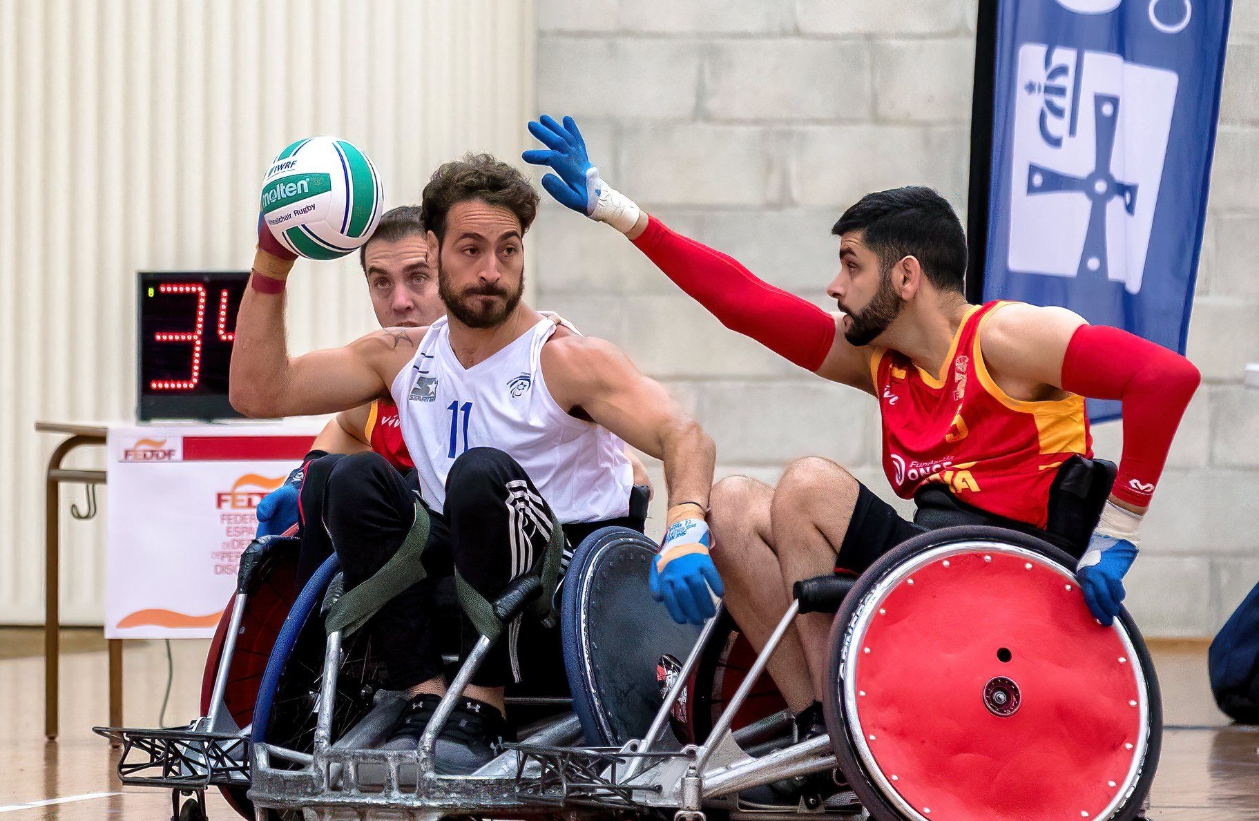 Valencia, Brunete, Manresa y Zaragoza, sedes de la Liga de rugby en silla de ruedas