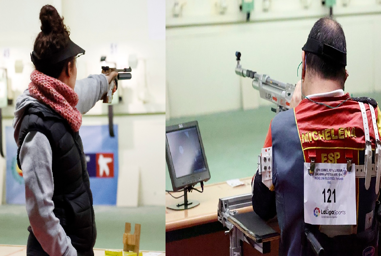 Cristina Ortega y Fernando Michelena participan en la Copa del Rey y la Reina de tiro
