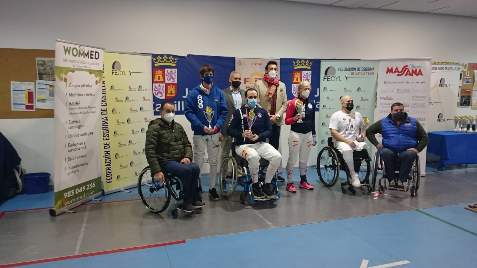 Triplete de Alex Prior en la primera prueba del ranking nacional de esgrima en silla de ruedas
