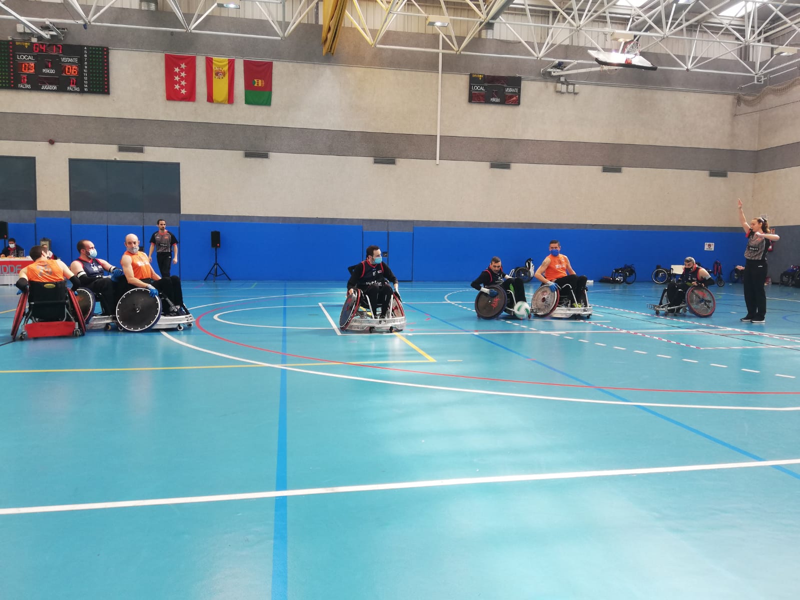 Lobos de Valencia y CAAD Sevilla Quad Rugby se clasifican para la final four de la Liga RSR