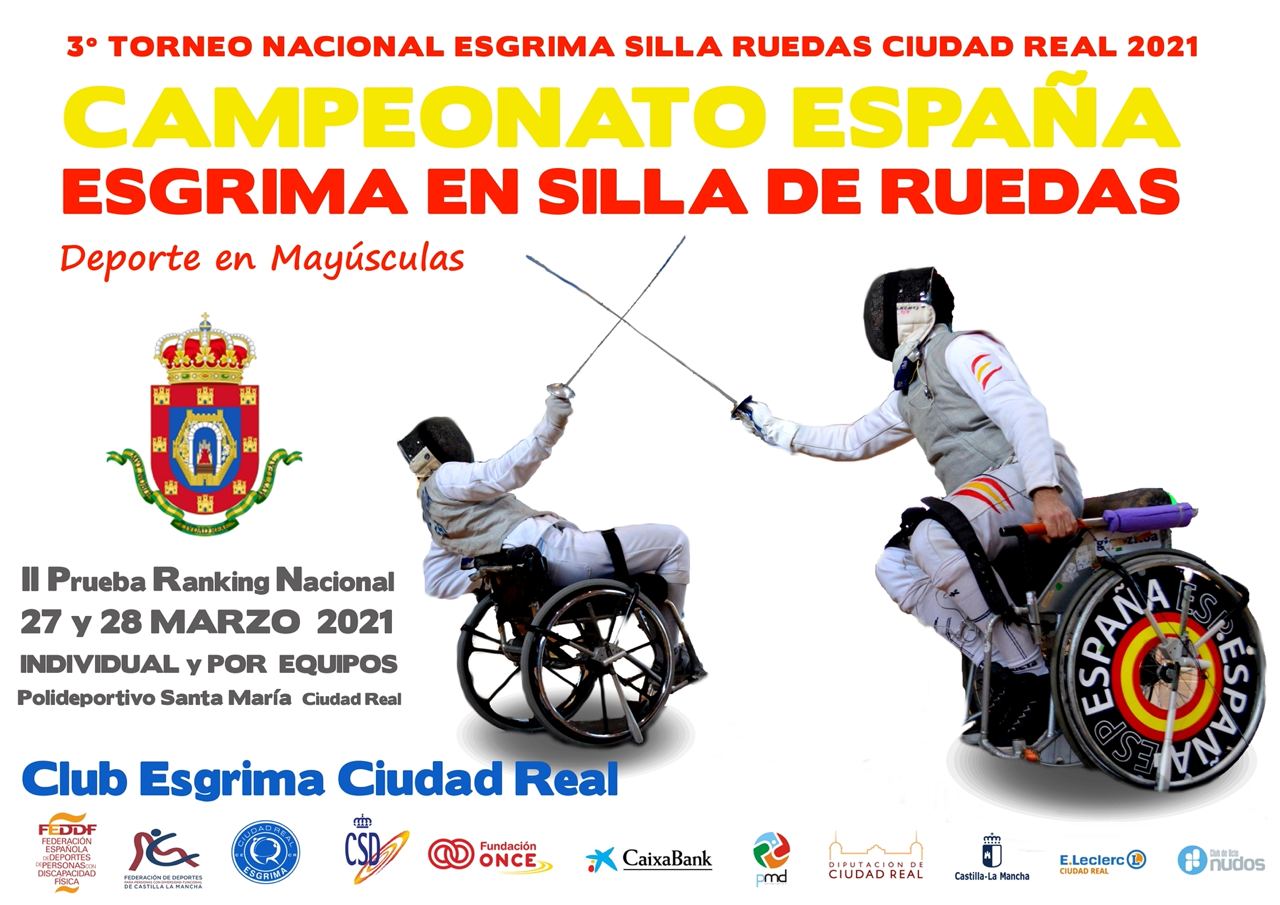Ciudad Real acoge la segunda prueba del Campeonato de Espa&ntilde;a de esgrima con 13 deportistas