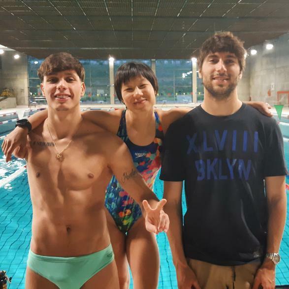 Carlos Mart&iacute;nez e Isabel Yinghua Hern&aacute;ndez, en las Series Mundiales de Sheffield