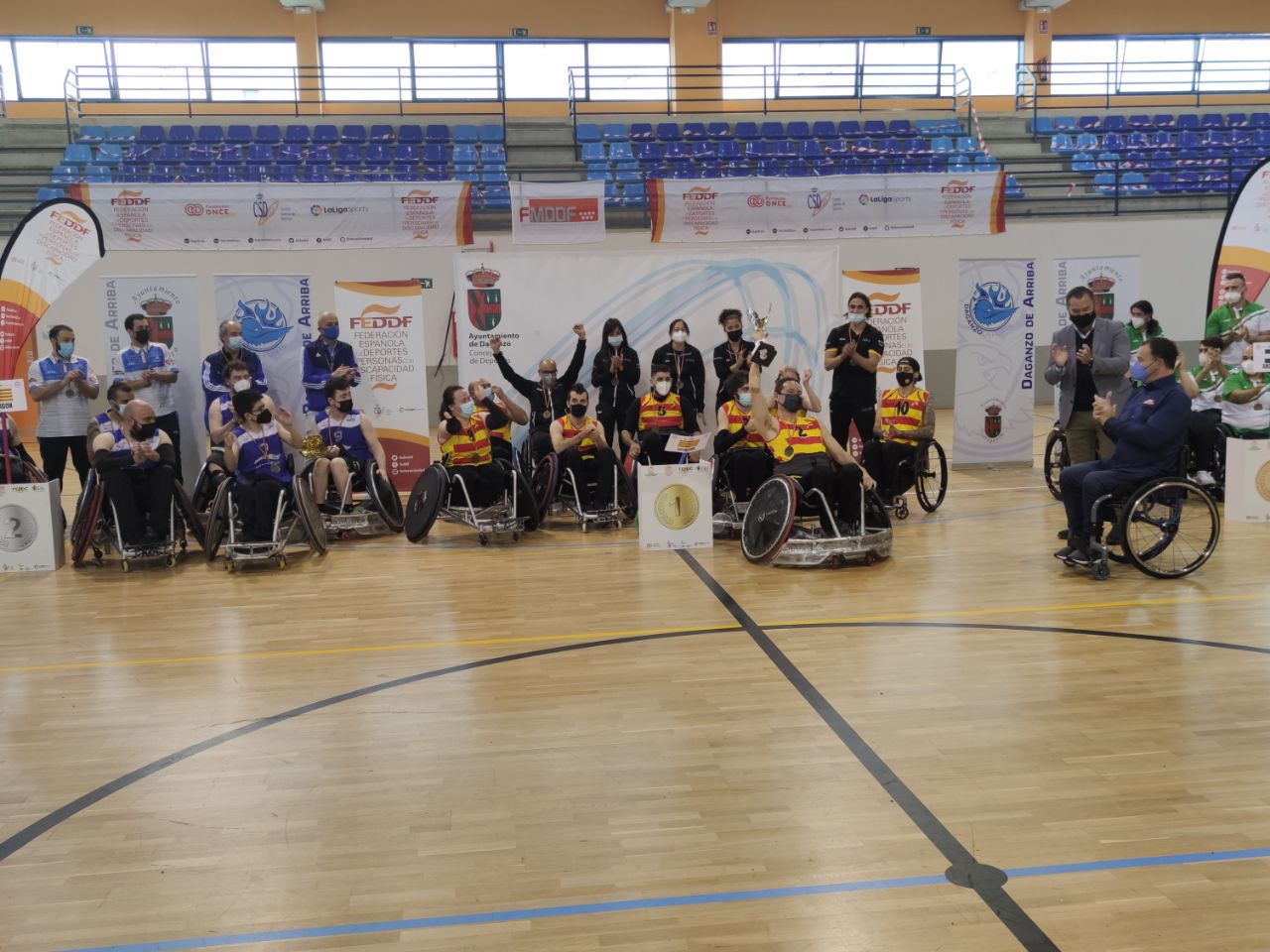 Catalu&ntilde;a, campeona de Espa&ntilde;a de selecciones auton&oacute;micas de rugby en silla de ruedas