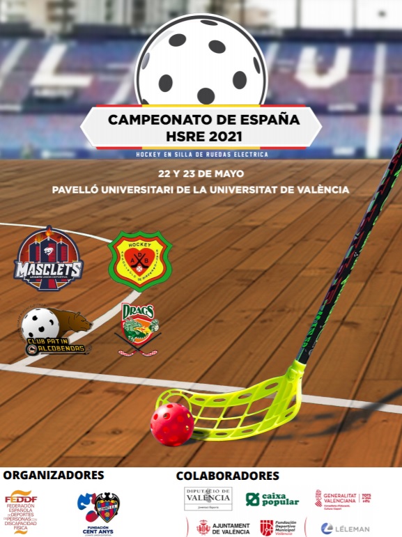 El Campeonato de Espa&ntilde;a de clubes re&uacute;ne a los mejores equipos de hockey en silla el&eacute;ctrica en Valencia