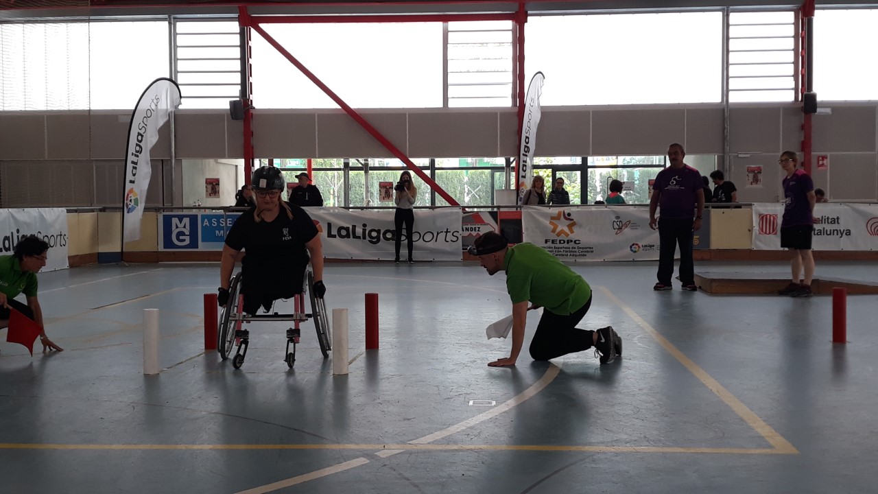 Sevilla acoge el Campeonato de Espa&ntilde;a de slalom en silla de ruedas con 32 deportistas