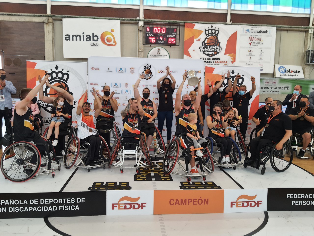 Amiab Albacete, campe&oacute;n de la Copa del Rey de baloncesto en silla de ruedas