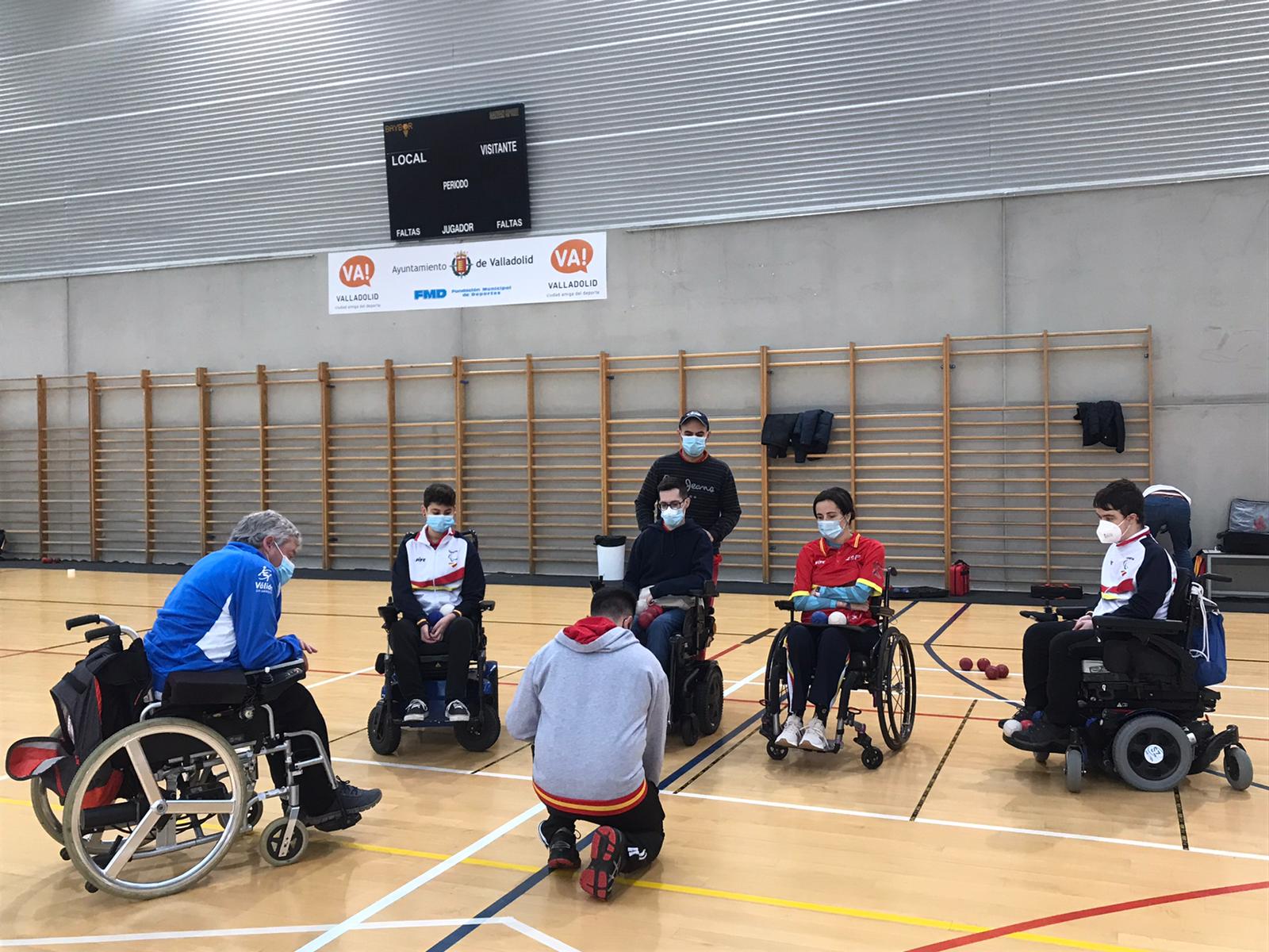 9 Jugadores participan en la concentraci&oacute;n de boccia de Majadahonda