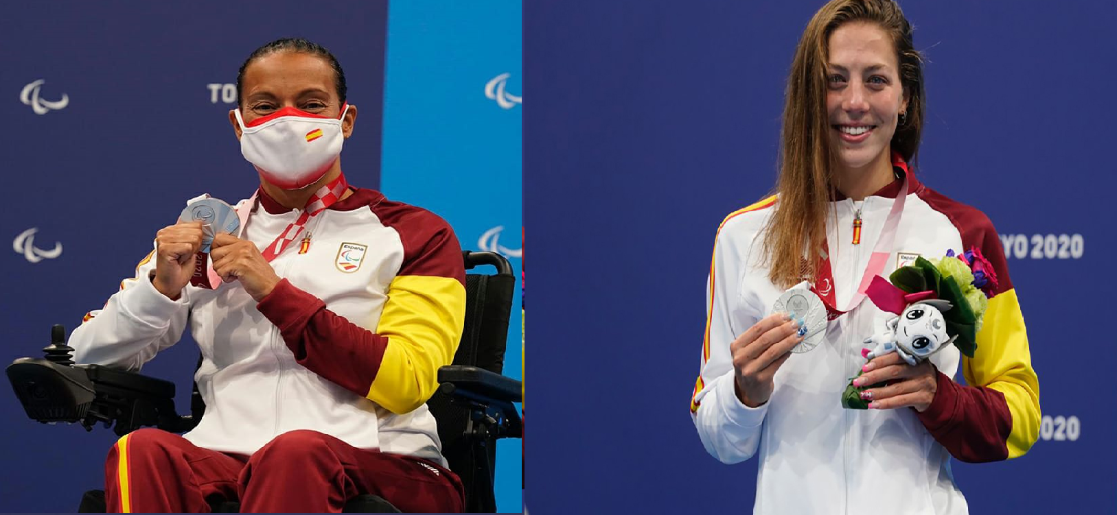 Teresa Perales y Nuria Marqu&eacute;s se ba&ntilde;an en plata en Tokio