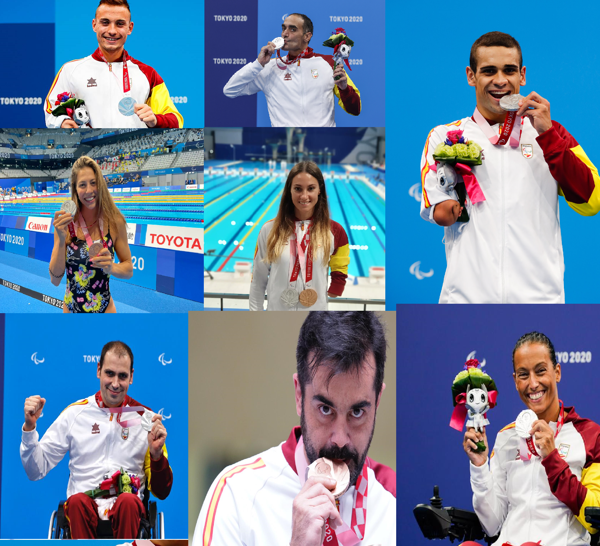 Medallero de la FEDDF  en los Juegos Paral&iacute;mpicos de Tokio