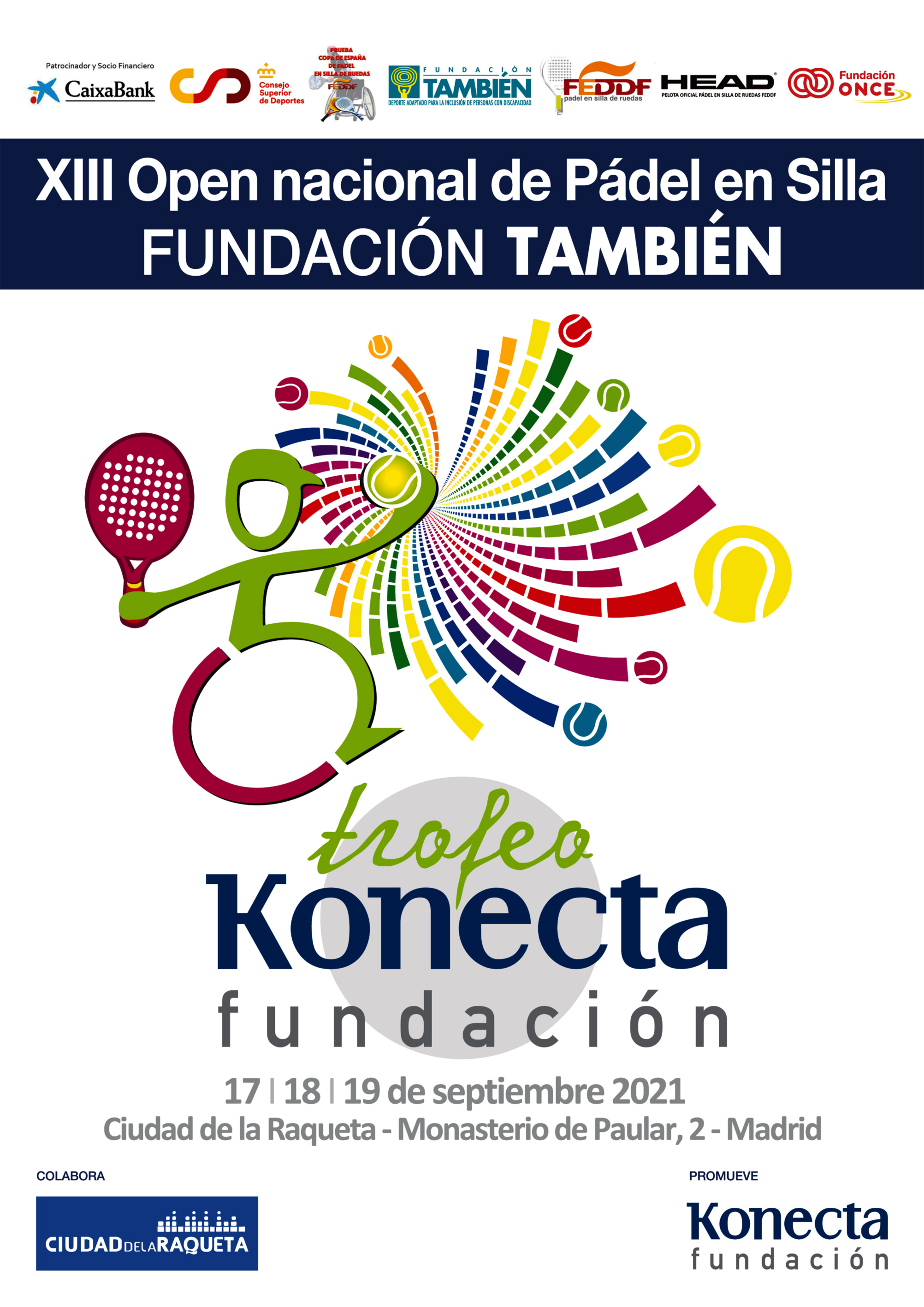 Listado definitivo de parejas inscritas para la primera prueba de la Copa de Espa&ntilde;a de p&aacute;del en silla