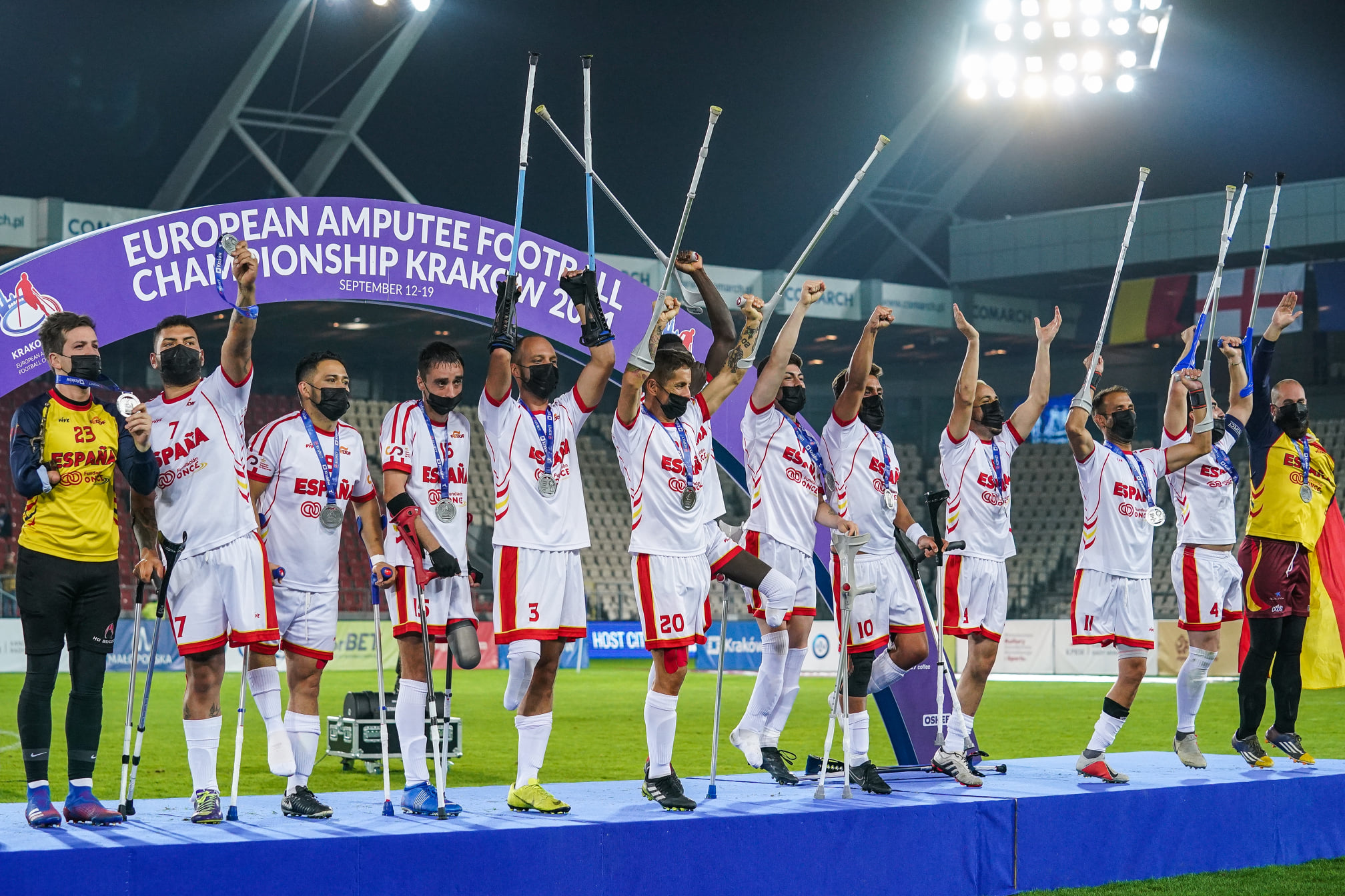 Espa&ntilde;a, subcampeona de Europa de f&uacute;tbol para amputados