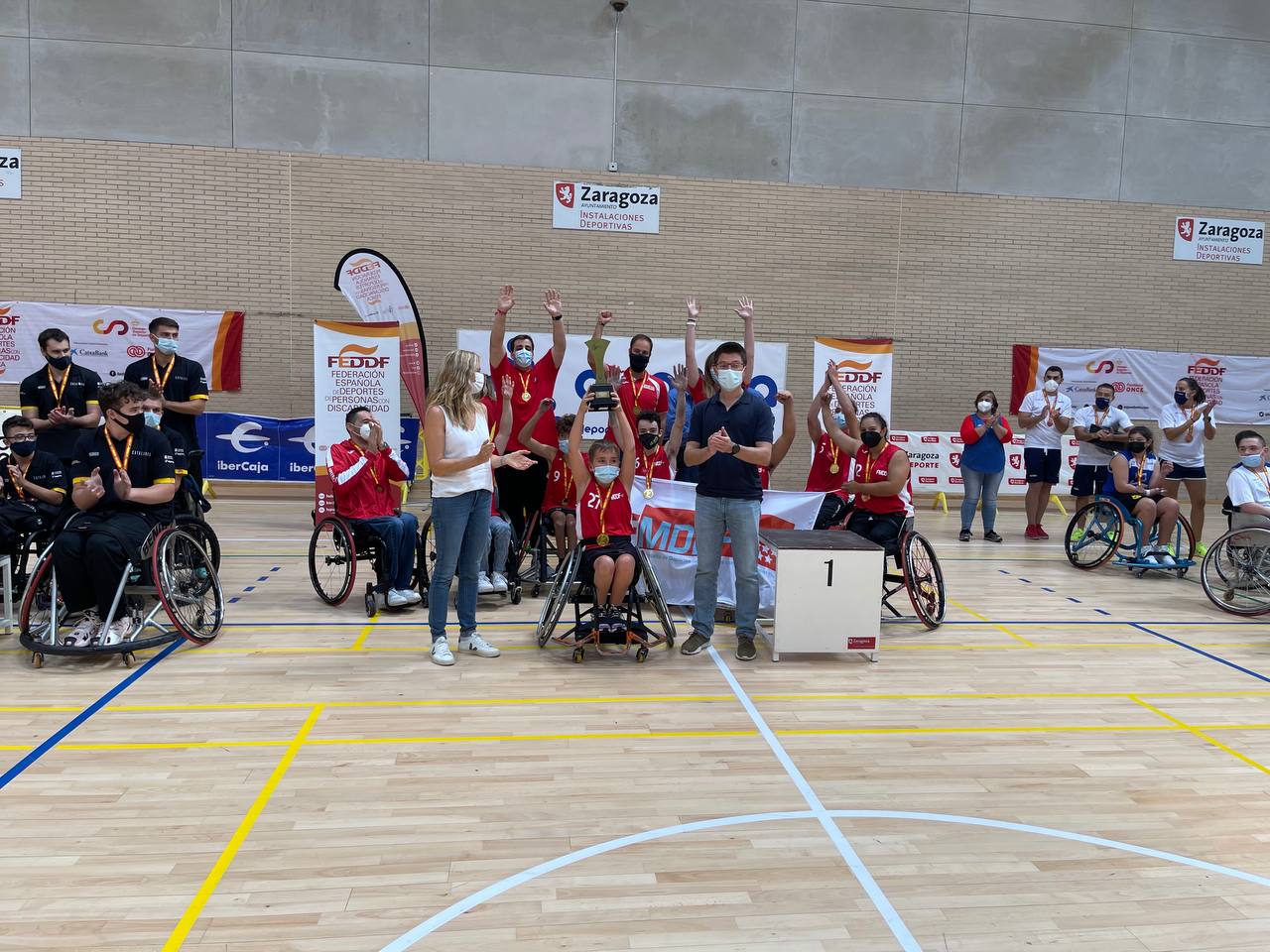 Madrid, campeona de Espa&ntilde;a de selecciones de baloncesto en silla en edad escolar
