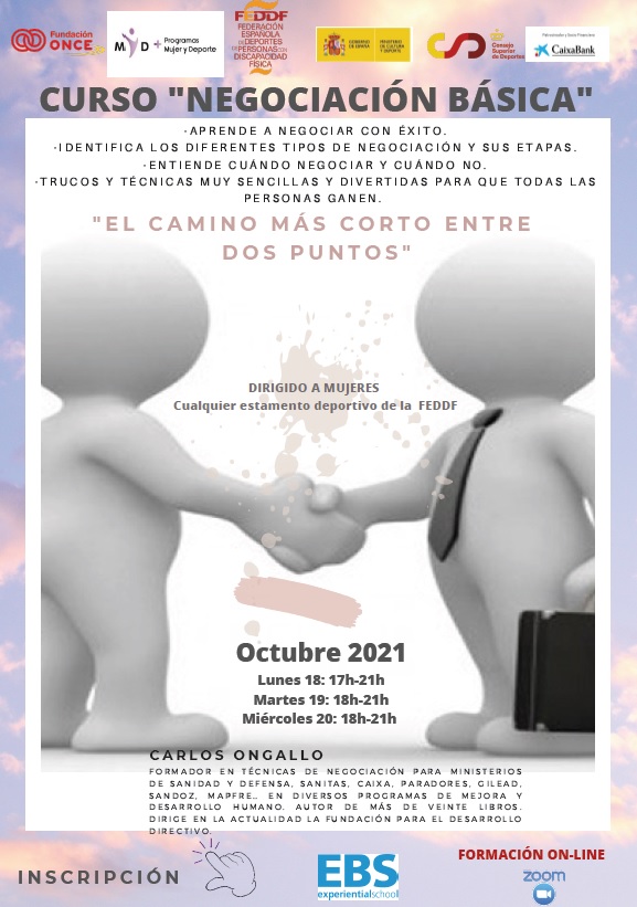 Curso de Negociaci&oacute;n B&aacute;sica dirigido a mujeres 