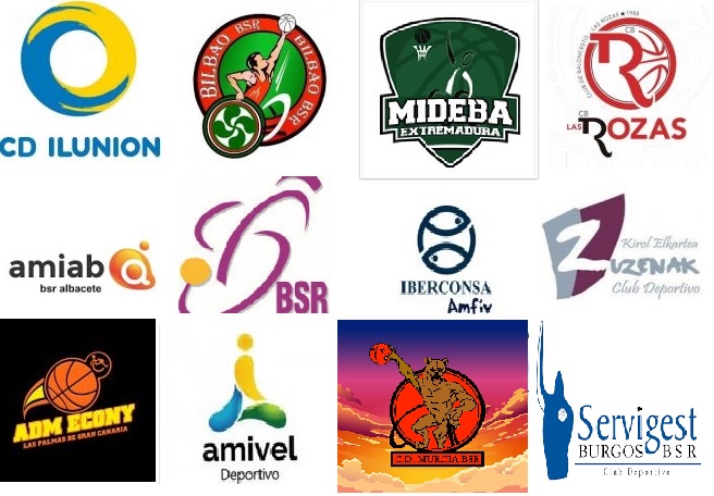 Plantillas de la Liga de Divisi&oacute;n de Honor de baloncesto en silla de ruedas