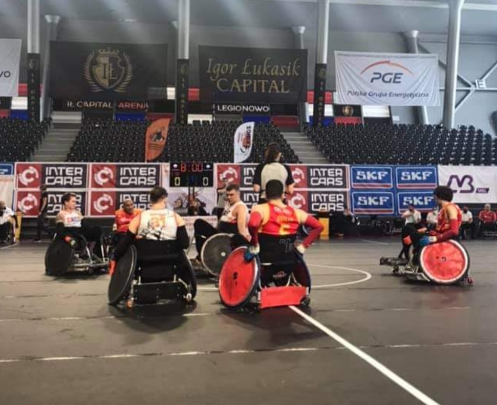 Espa&ntilde;a, cuarta en la Copa Mazovia de rugby en silla de ruedas