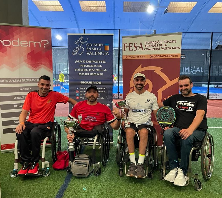Oscar Agea y Francisco Bernal ganan el Open Nacional de p&aacute;del en silla Rodem 