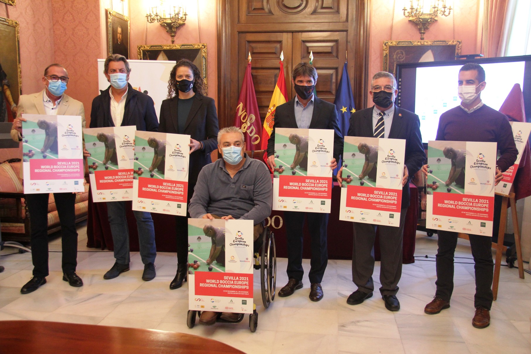 Sevilla se prepara para el Europeo de boccia con 134 deportistas