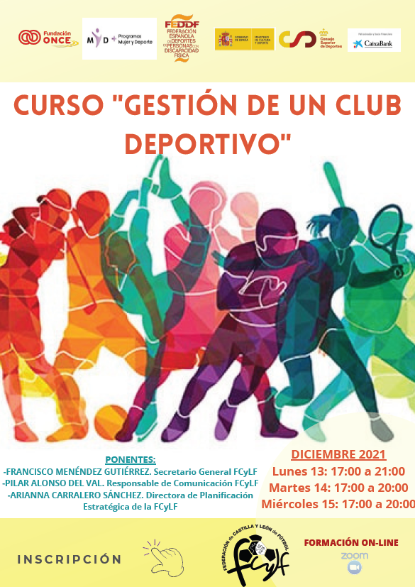 Curso Gesti&oacute;n de un club deportivo