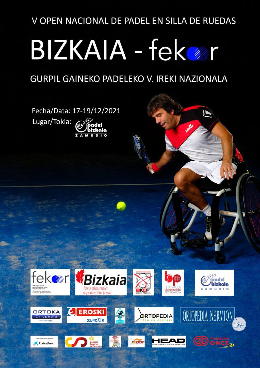 5&ordf; Prueba Copa de Espa&ntilde;a - V Open Nacional de p&aacute;del en silla Bizkaia-Fekoor- Bilbao 