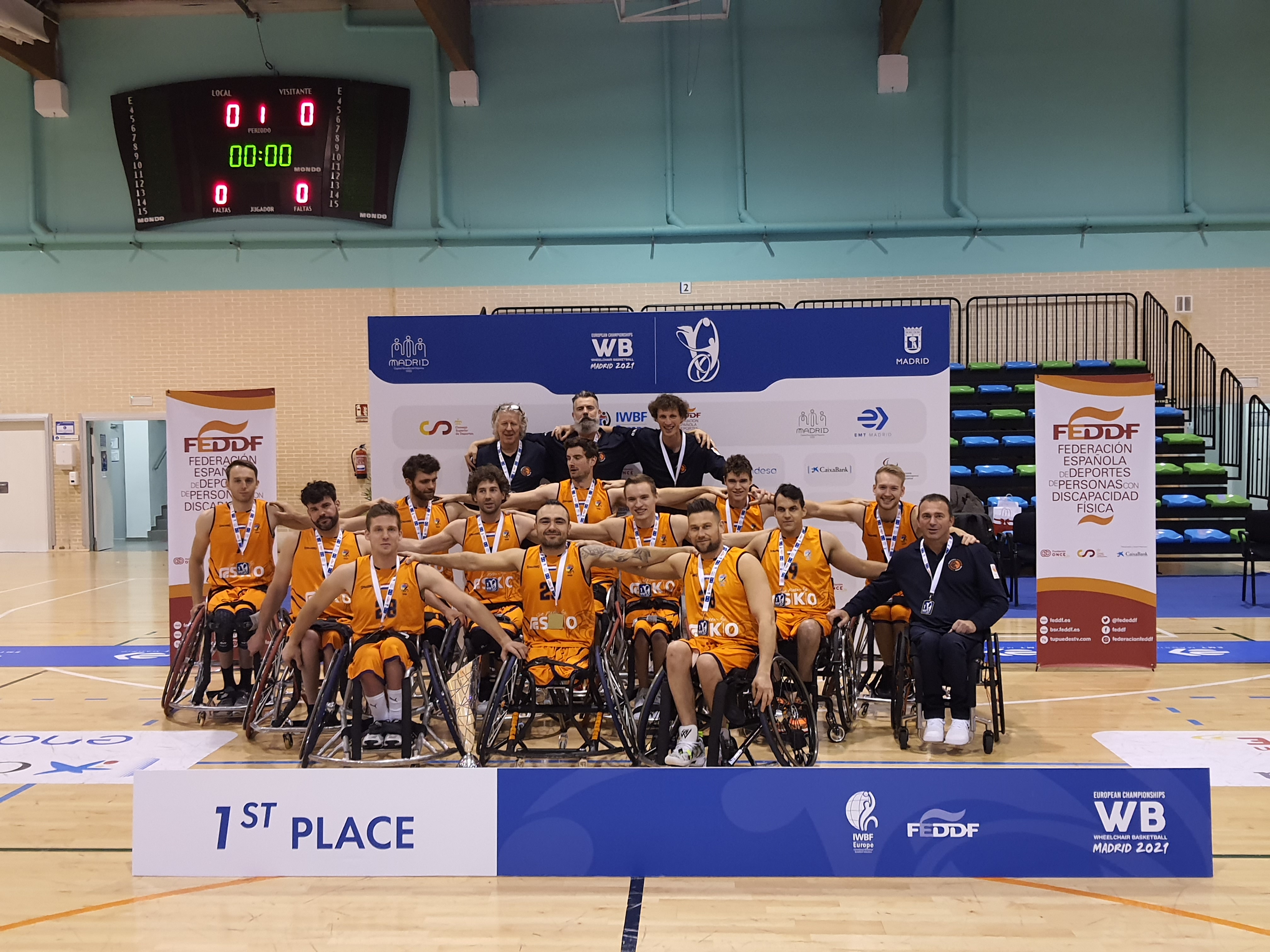 Pa&iacute;ses Bajos, campe&oacute;n del Europeo de baloncesto en silla de ruedas masculino