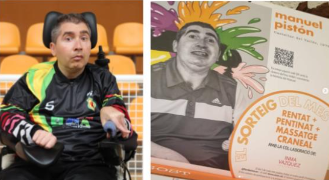 Fallece Manuel Pist&oacute;n, jugador del ADB de hockey en silla de ruedas el&eacute;ctrica