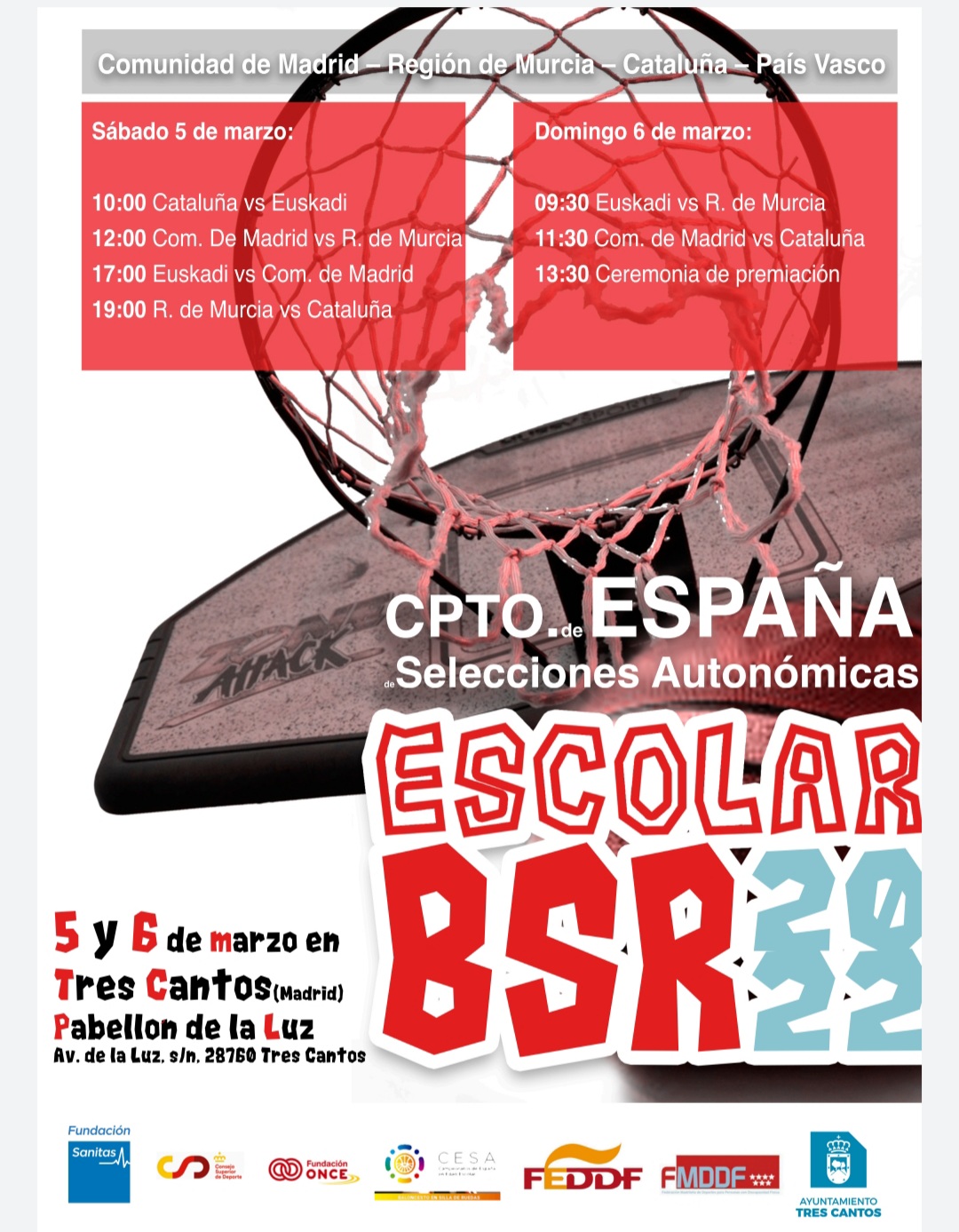 Campeonato de Espa&ntilde;a BSR de selecciones auton&oacute;micas en edad escolar