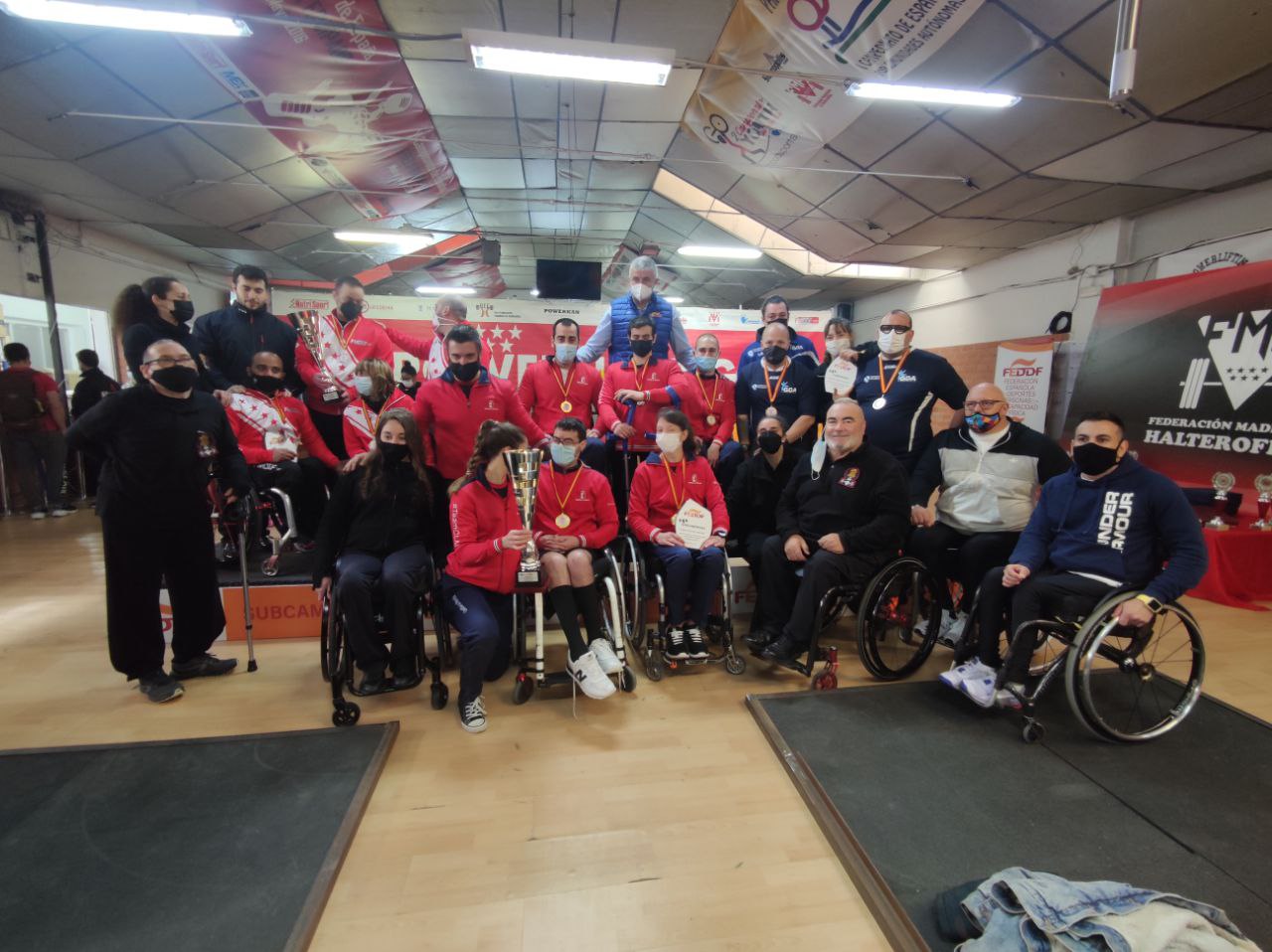 Castilla La Mancha, campeona de powerlifting por Comunidades Aut&oacute;nomas