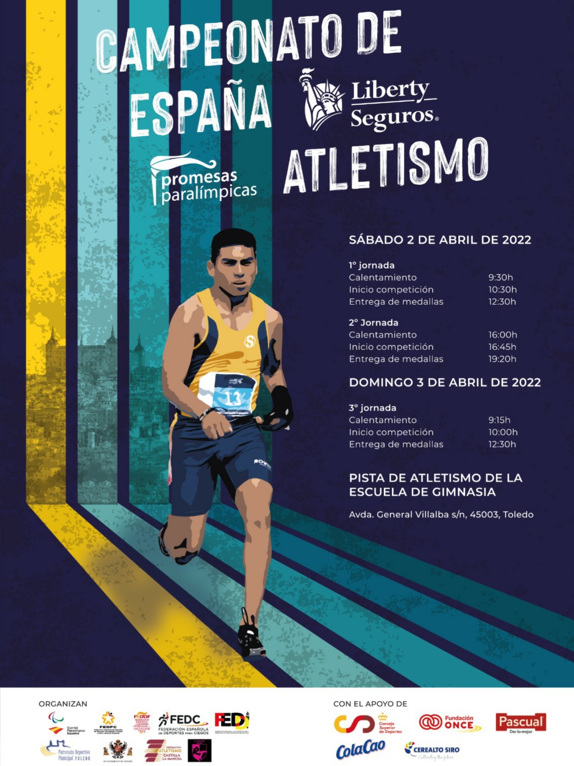 Toledo acoge el Campeonato de Espa&ntilde;a de promesas paral&iacute;mpicas de atletismo