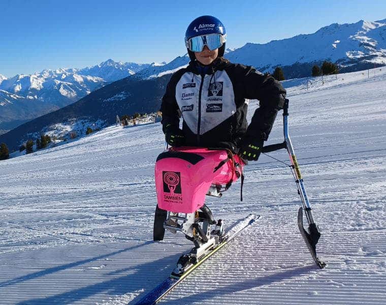 Audrey Pascual, campeona de la Copa de Europa de esqu&iacute; alpino adaptado
