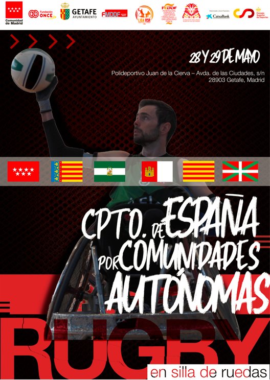 Getafe acoge el Campeonato de Espa&ntilde;a por CCAA de rugby en silla