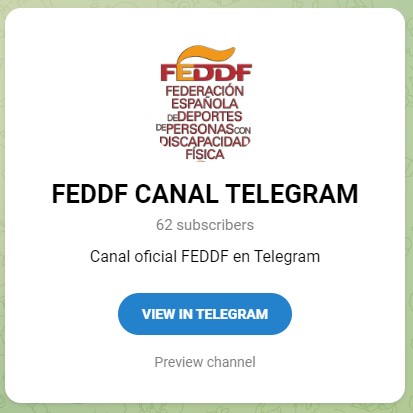 El Canal FEDDF en Telegram se actualiza como base de noticias